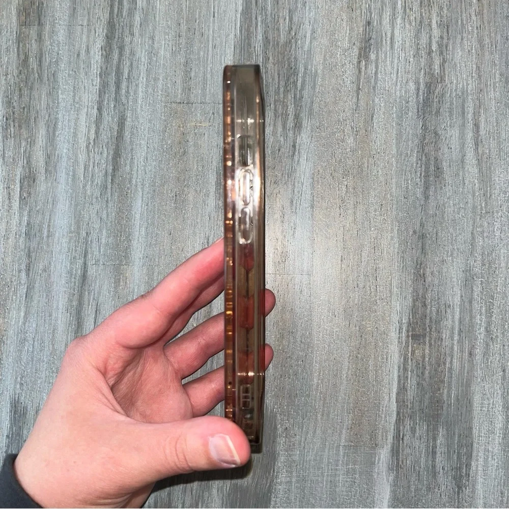 Gold Glitter Cloud iPhone 13 Phone Case - Picture 4 of 7